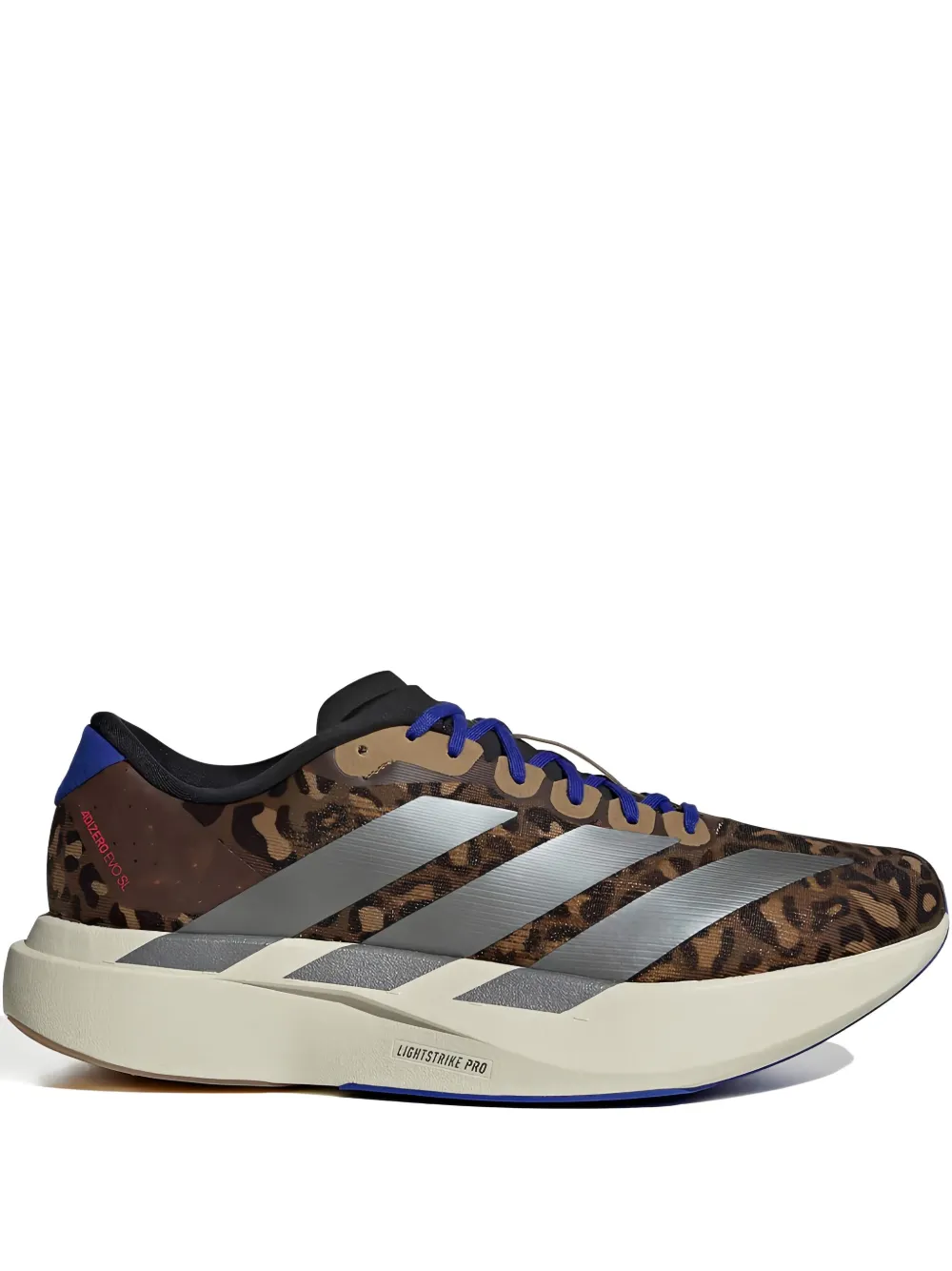 Adidas Adizero Evo SL leopard-print sneakers Brown