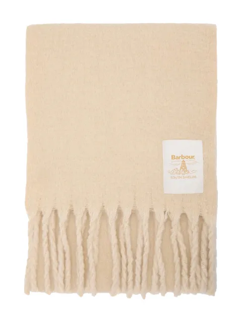 Barbour Ellison fringed-detail scarf