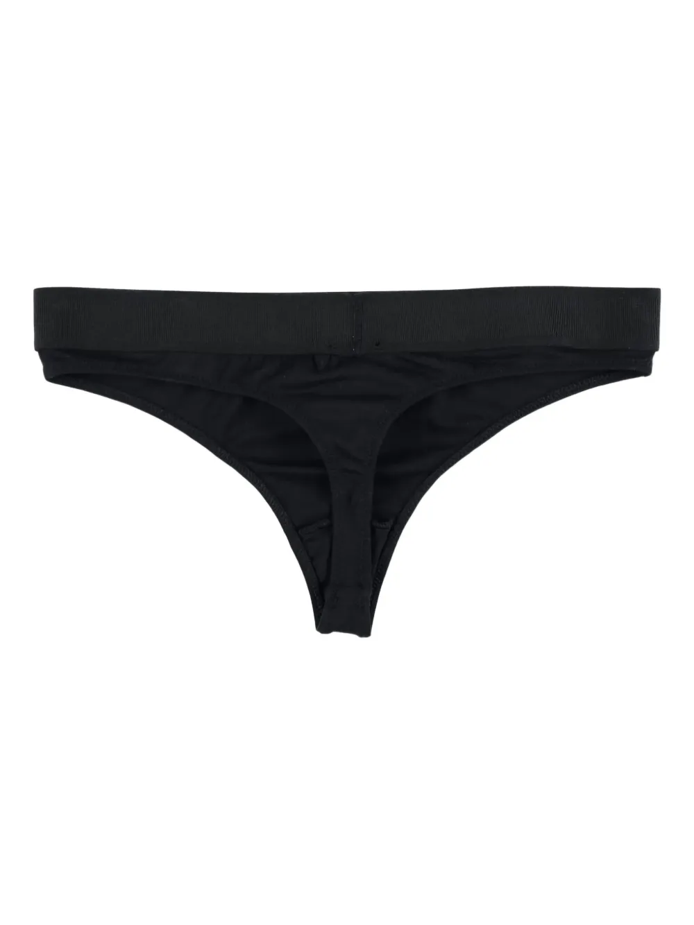 TOM FORD logo-waist thong - Zwart