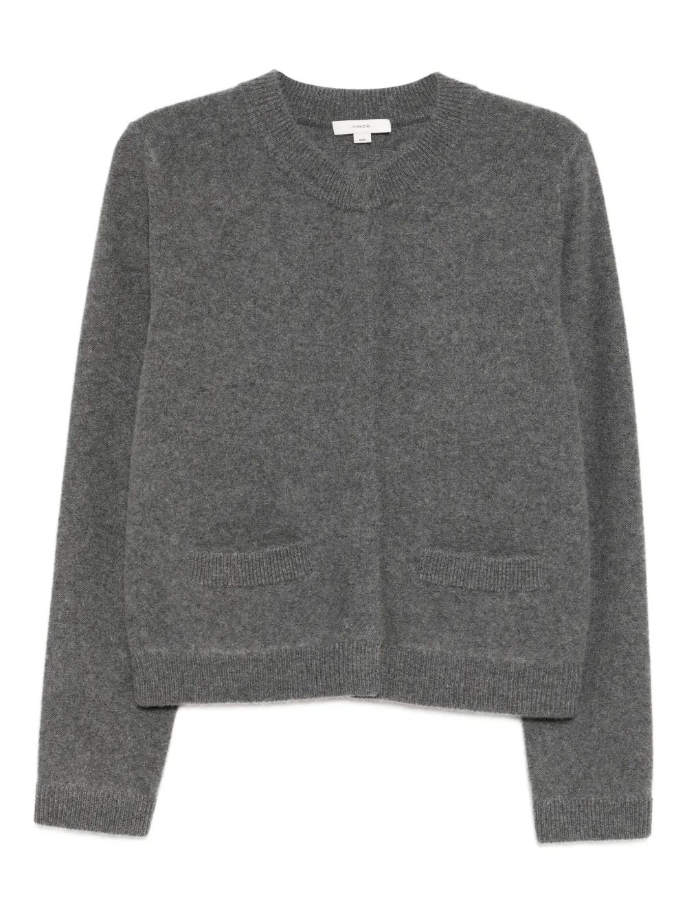 Vince Shrunken Boiled cardigan - Grey