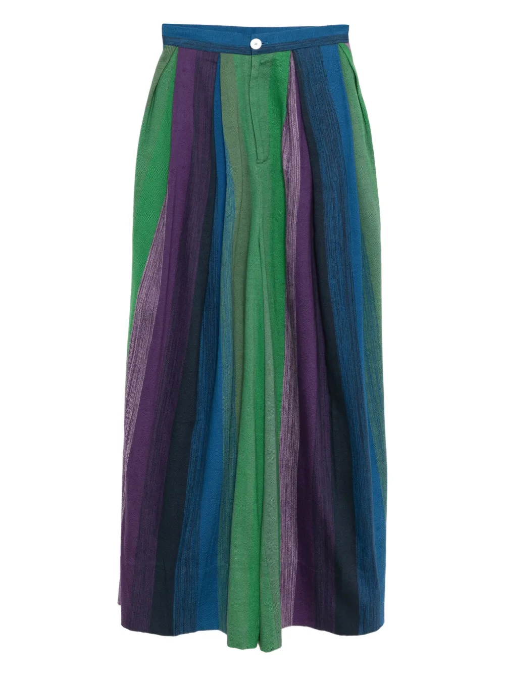 Marrakshi Life pleated-front trousers | Green | Image 1