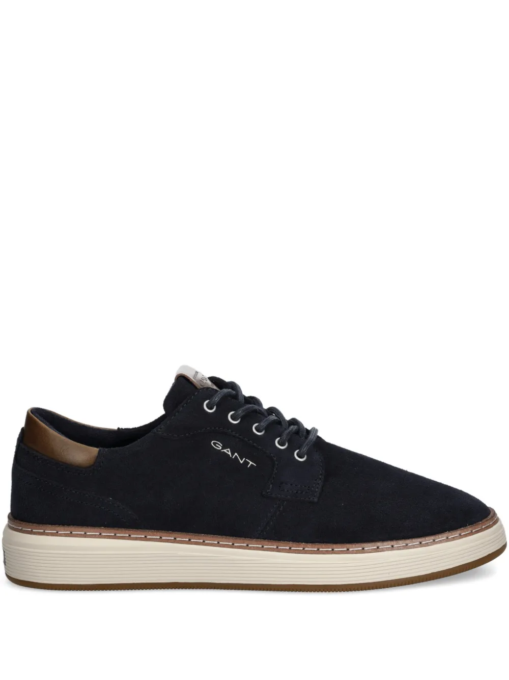 Gant lace-up panelled sneakers | Blue | Image 1