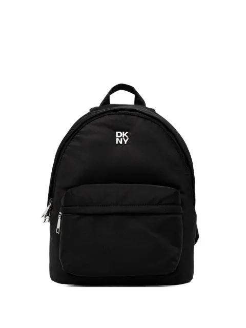 DKNY logo-detail top-handle backpack