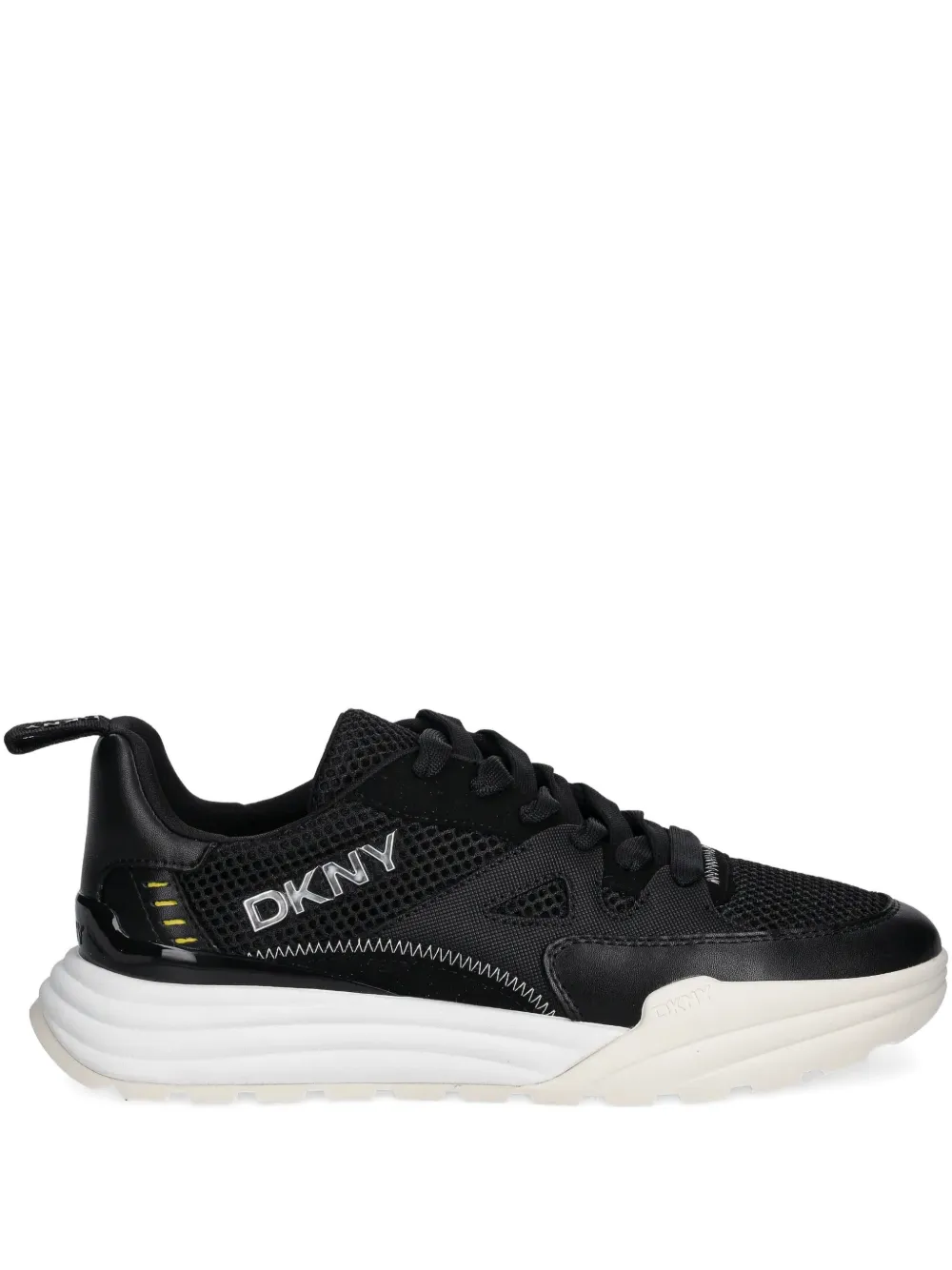 DKNY Zanira logo lettering sneakers Zwart