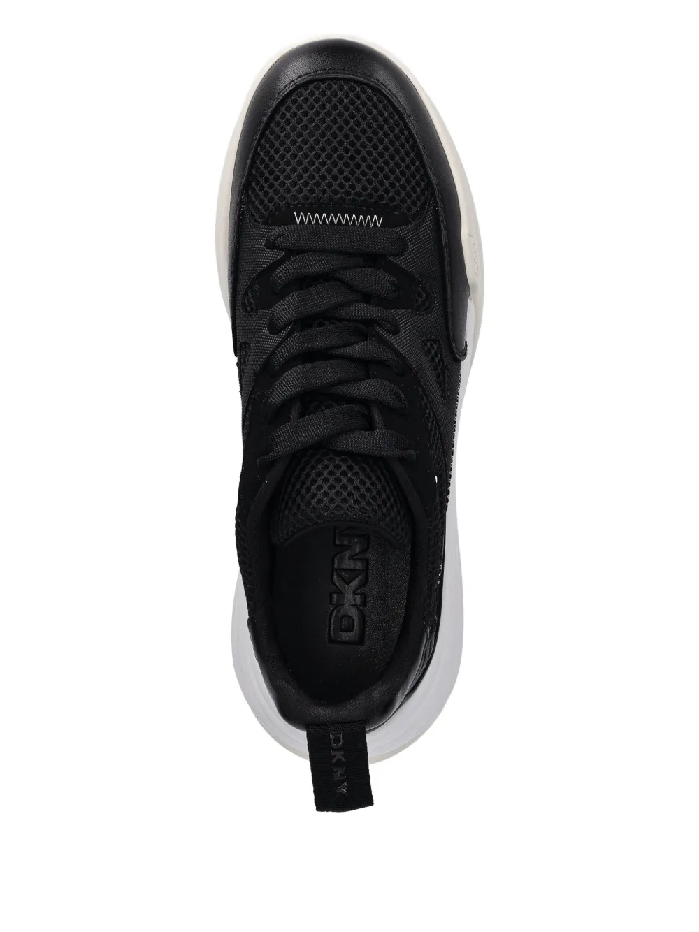 DKNY Zanira logo lettering sneakers Zwart