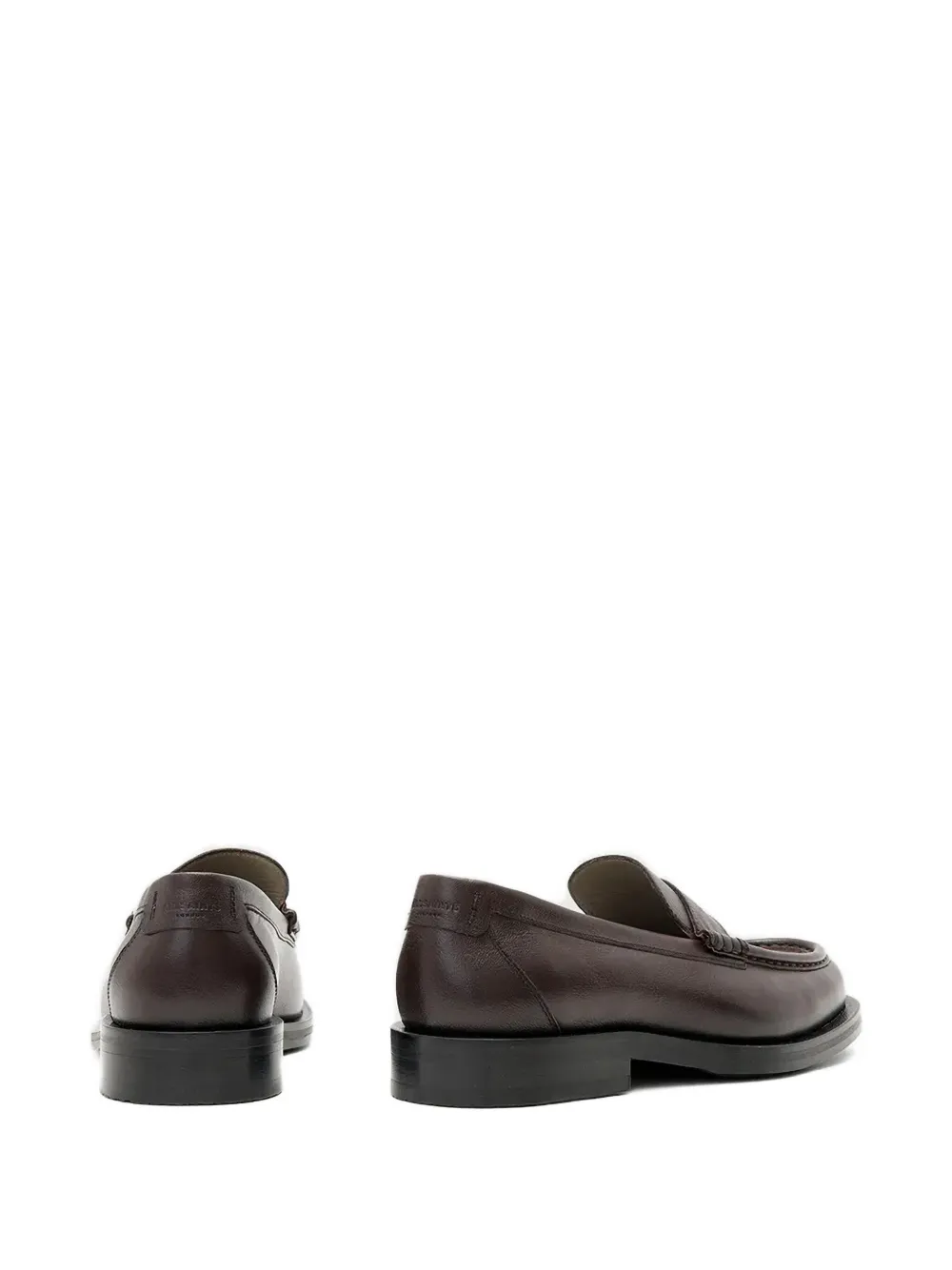 AllSaints Bloom loafers met penny bandje Bruin