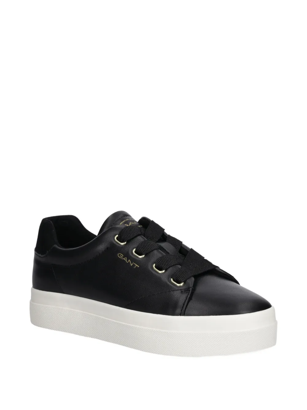 Gant Avona low-top sneakers met strik Zwart