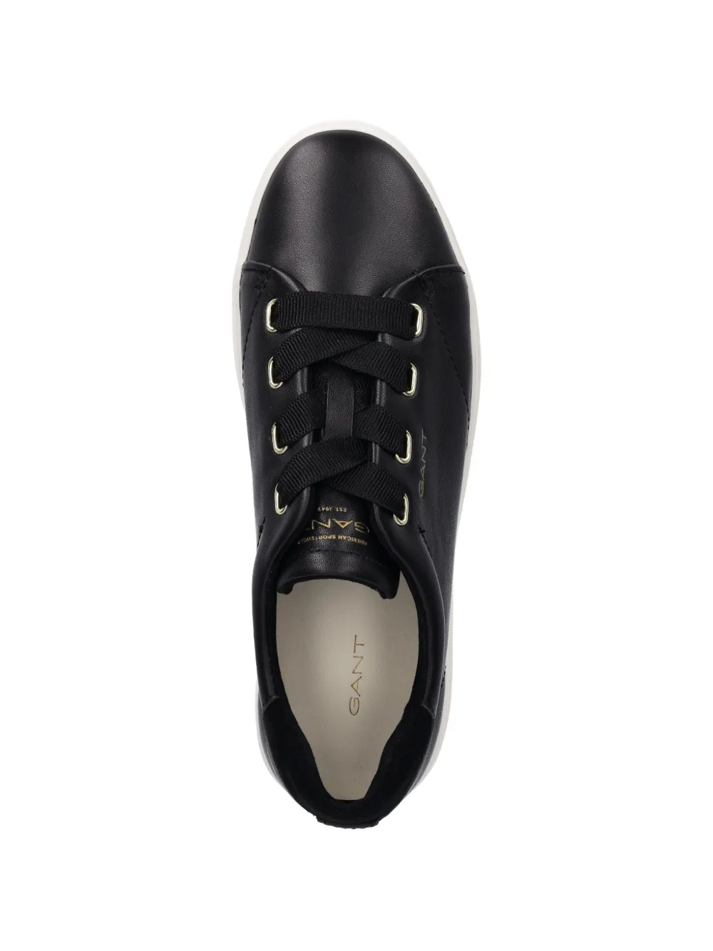 Gant Avona low-top sneakers met strik Zwart