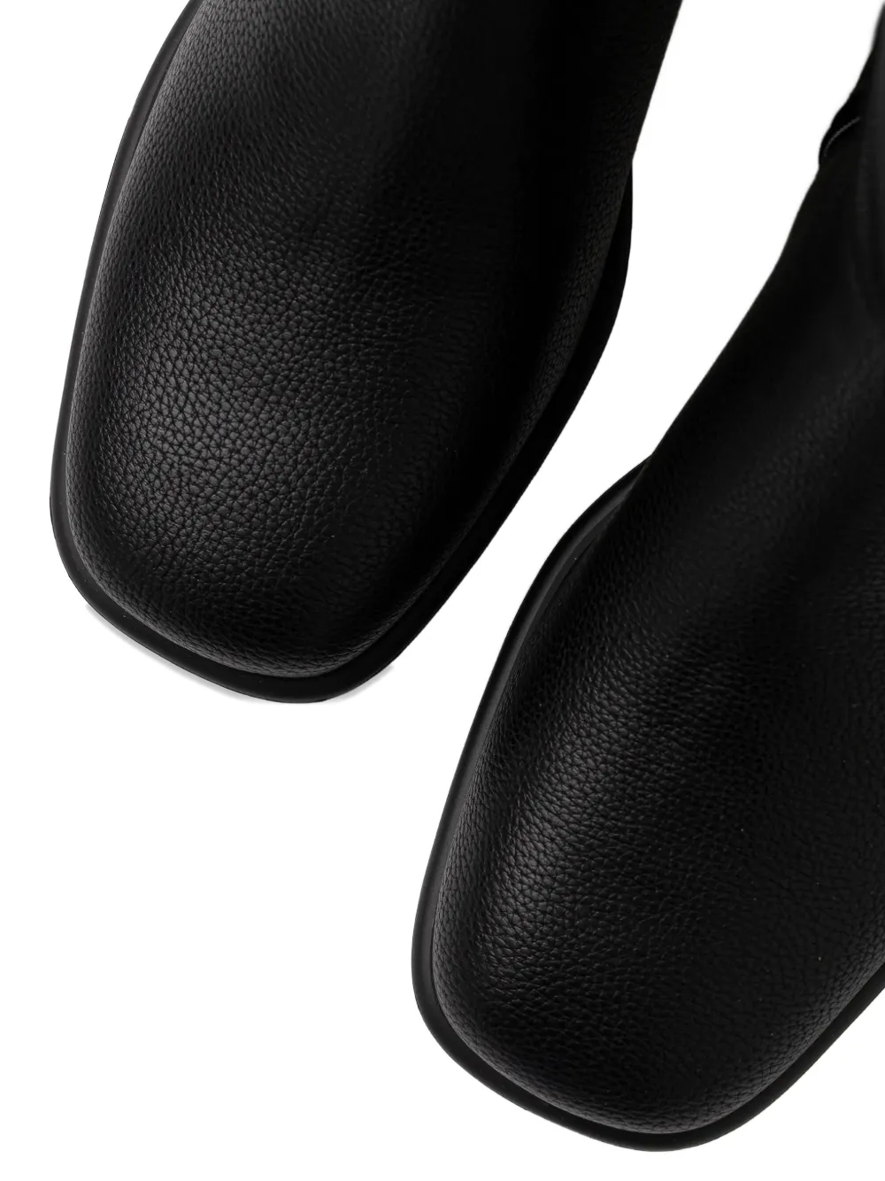 DKNY Knielaarzen met logo-reliëf Zwart