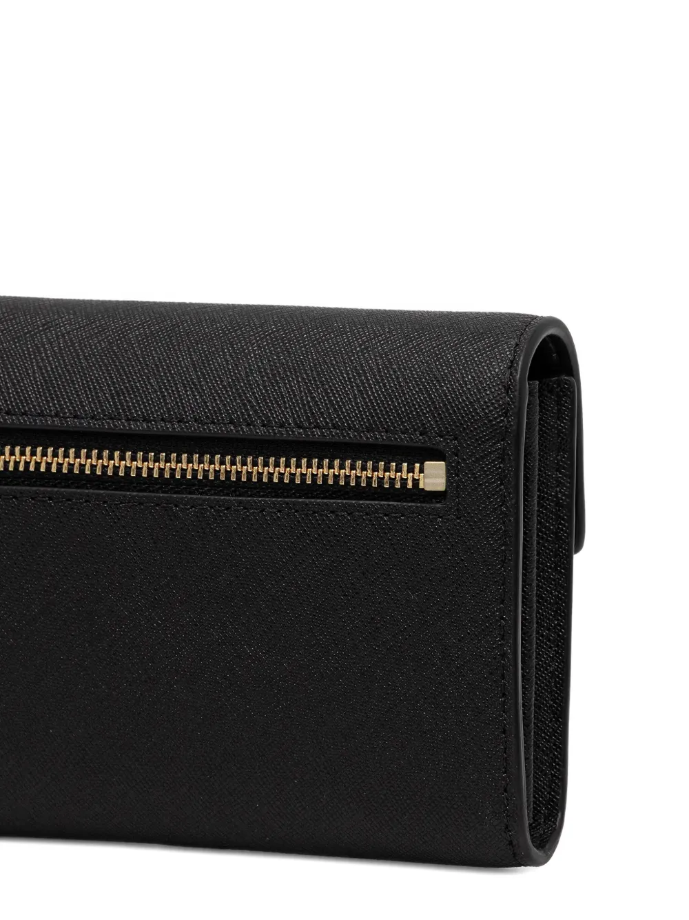 DKNY logo-lettering wallet - Zwart