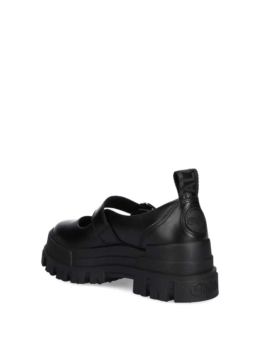 Buffalo Aspha ballerina's met gesp Zwart