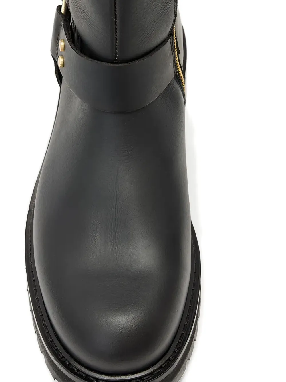 AllSaints 45 mm Maddie leren laarzen Zwart