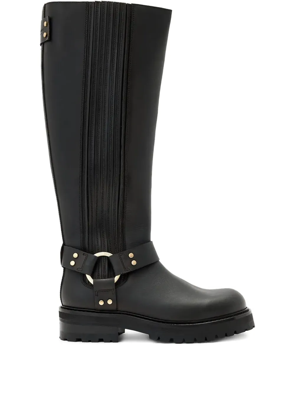 AllSaints botas Maddie con tacón de 450mm | negro | Image 1