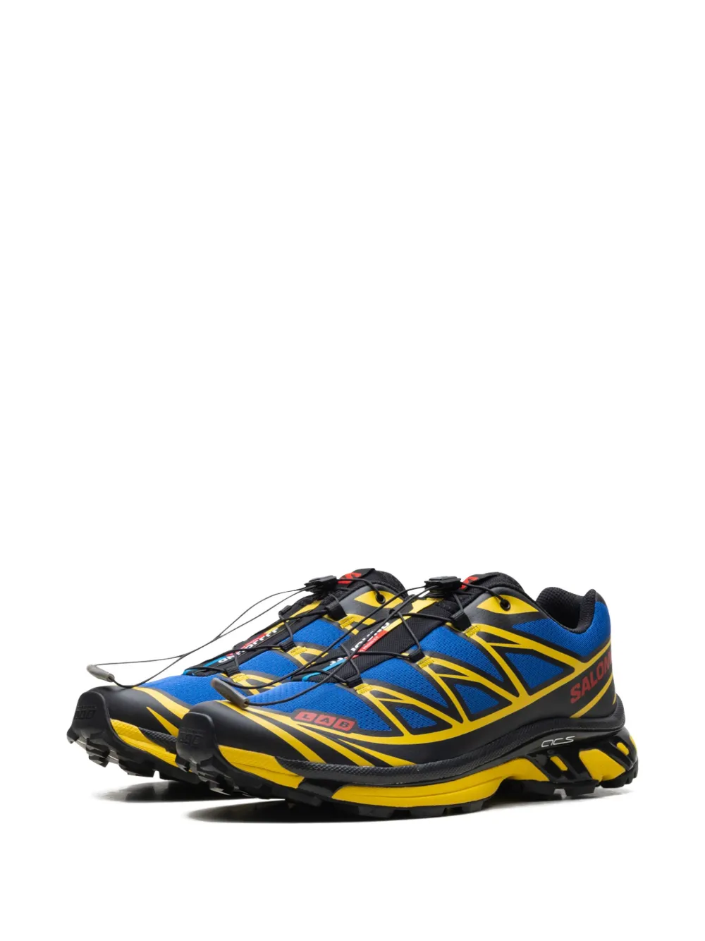 Salomon XT-6 "JJJJound Nautical Blue Lemon Black" sneakers Blauw