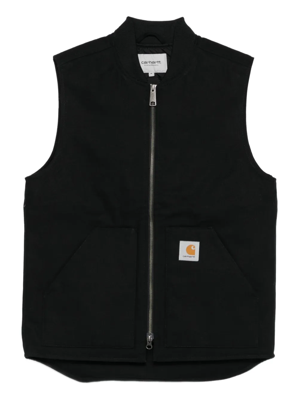 Carhartt WIP zip-front pocket vest | Black | Image 1