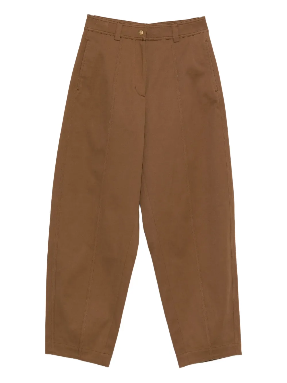 Moncler gabardine trousers | Brown | Image 1