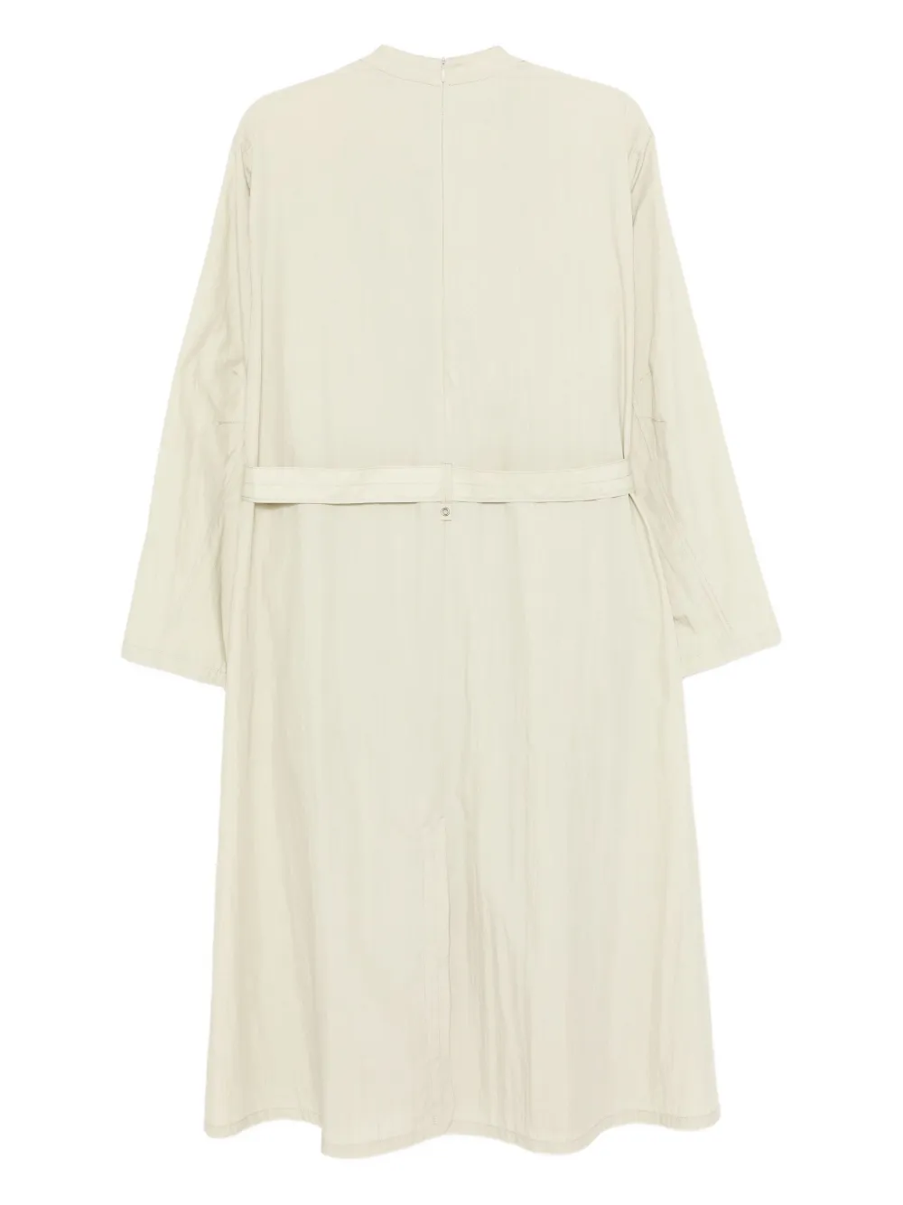 Low Classic Jurk met trekkoord en ceintuur - Groen