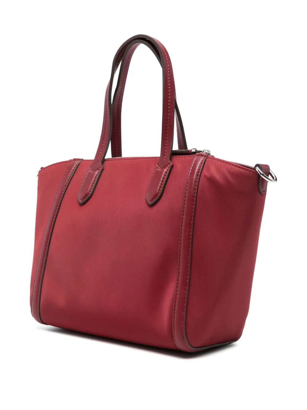 Karl Lagerfeld Logo-plaque Tote Bag In Red