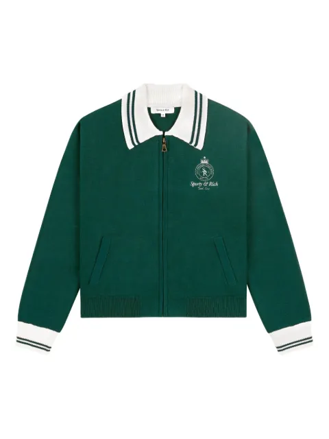 Sporty & Rich chamarra con cierre