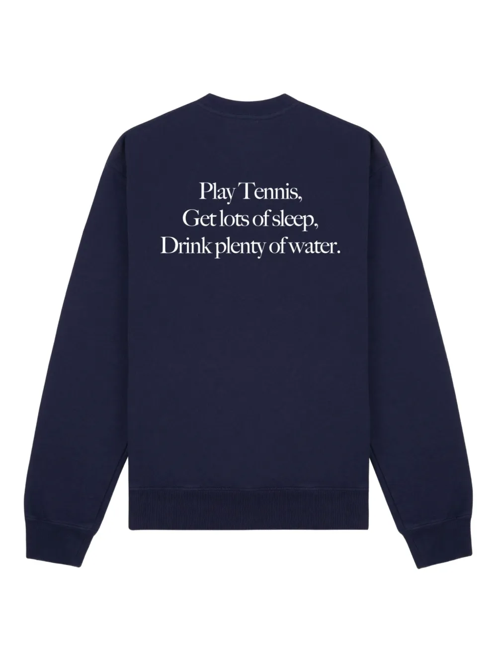 Sporty And Rich Cotton Sweatshirt In Blue