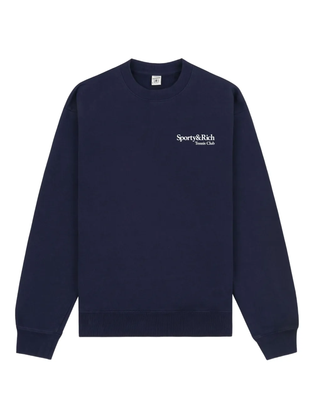Sporty And Rich Cotton Sweatshirt In Blue