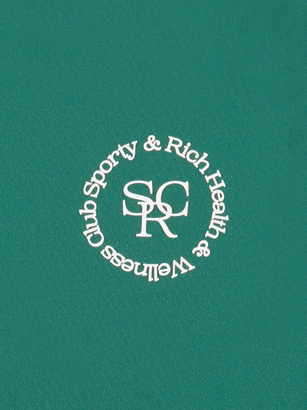 Sporty & Rich Sport-bh met racerback en logodetail Groen