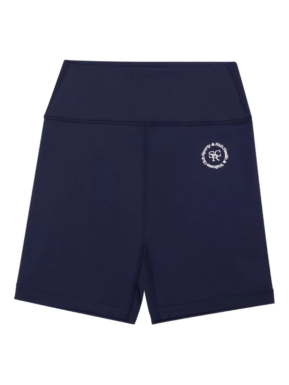 Sporty & Rich logo-print cycling shorts | Blue | Image 1