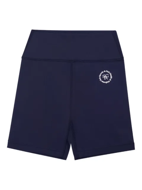Sporty & Rich logo-print cycling shorts