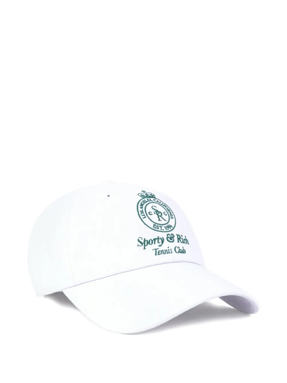 Sporty And Rich Logo-embroidered Baseball Cap In Yellow