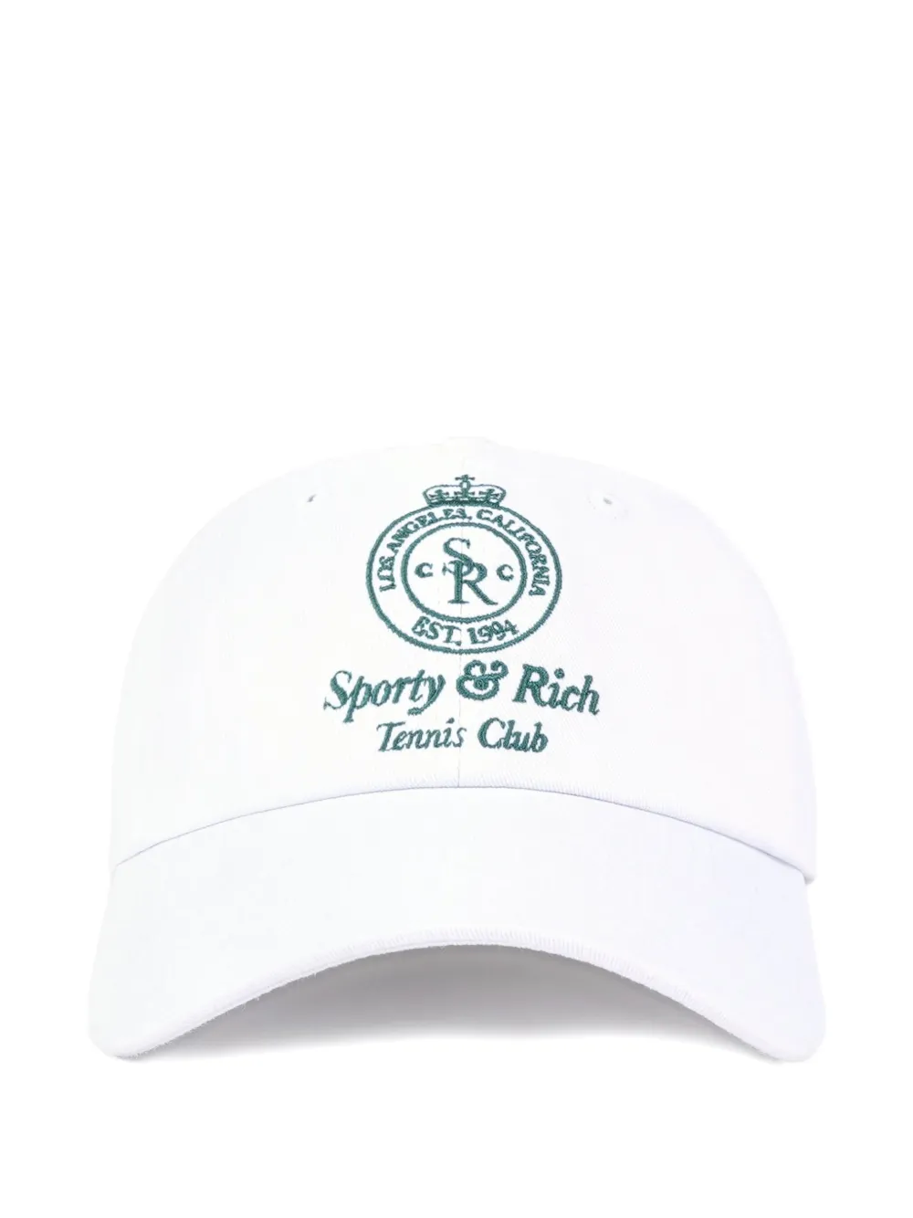 Sporty And Rich Logo-embroidered Baseball Cap In Yellow