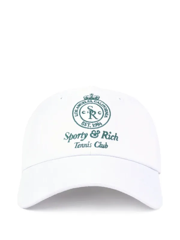 Sporty & Rich ロゴキャップ Sporty & Rich ロゴ キャップ | ホワイト | FARFETCH JP