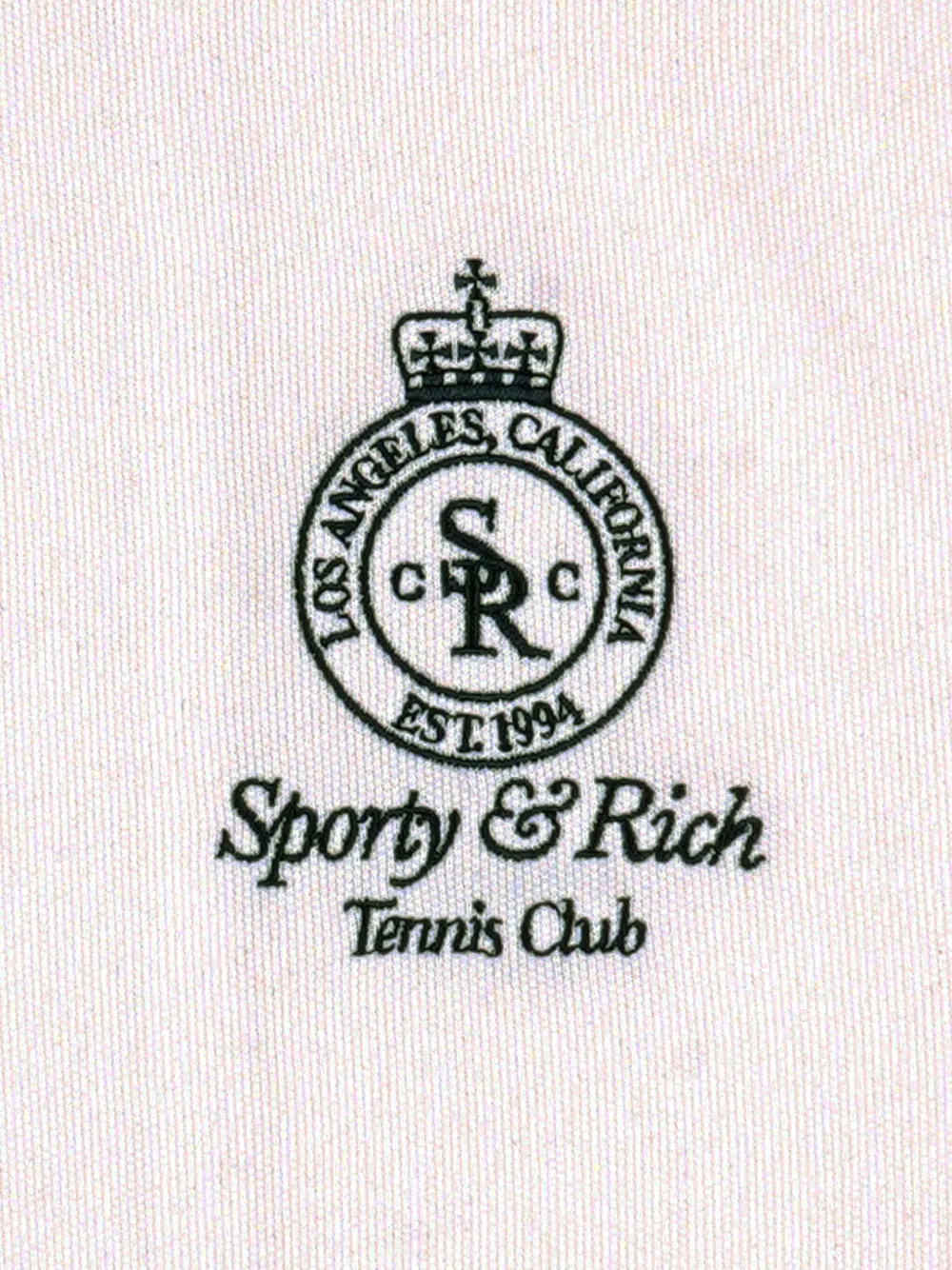 Sporty And Rich Logo-embroidered Side-stripe Shorts In Gold