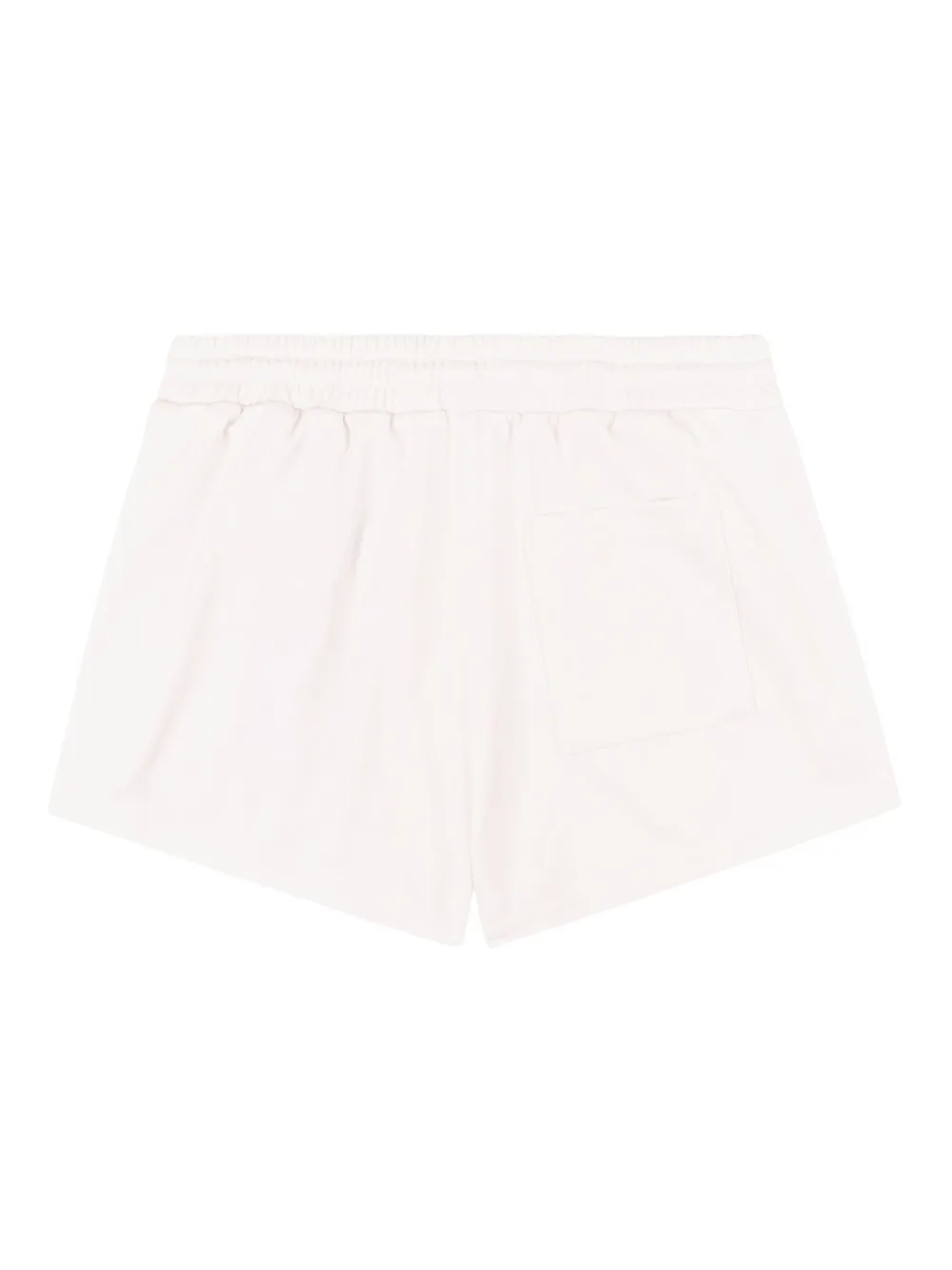 Sporty & Rich Shorts met geborduurd logo en zijstreep Wit