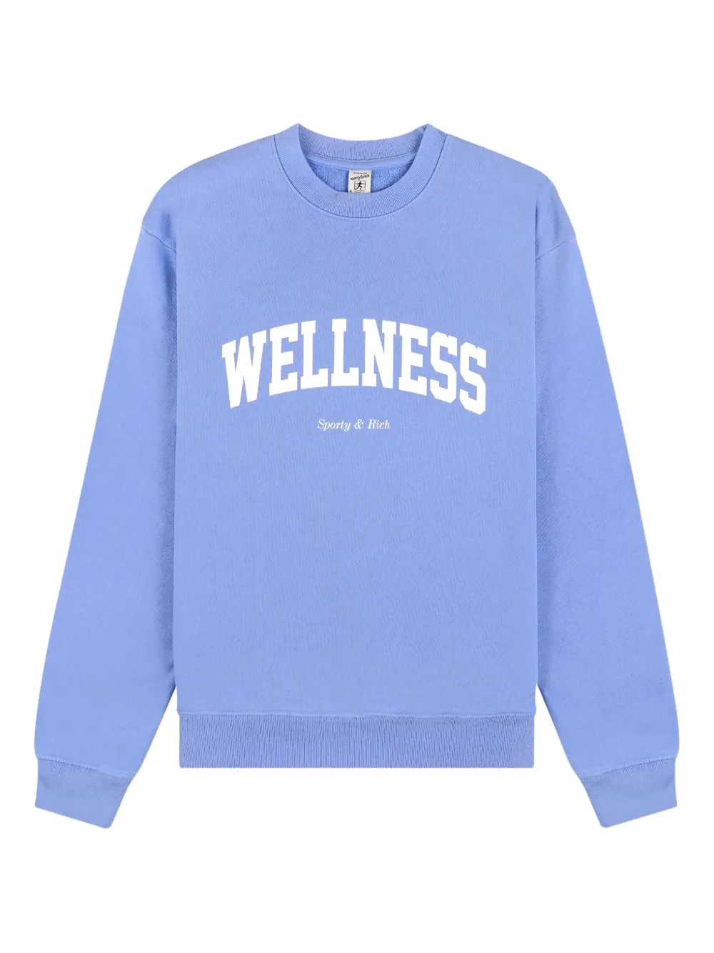 Sporty And Rich Cotton Sweatshirt In Blue