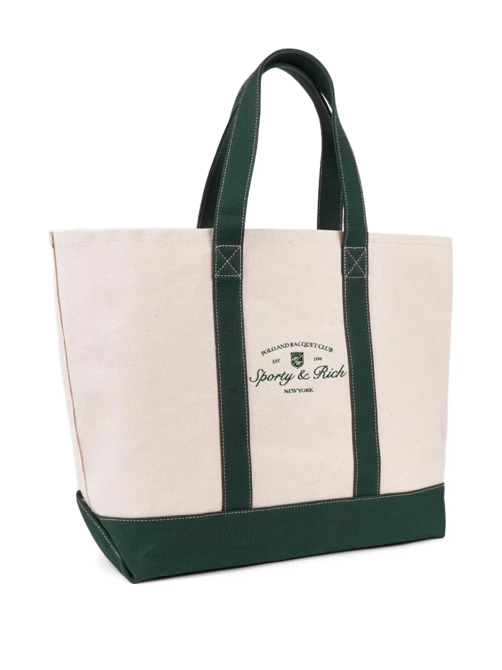 Sporty & Rich double-handles logo-detail tote bag | Women | Image 2