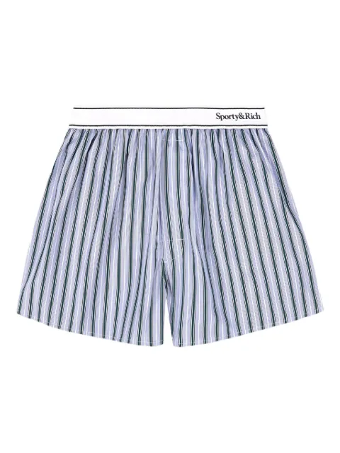 Sporty & Rich Serif striped boxer shorts