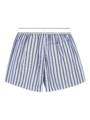 Sporty & Rich ストライプ ボクサーパンツ | ブルー | FARFETCH JP