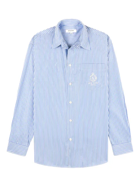 Sporty & Rich striped embroidered shirt