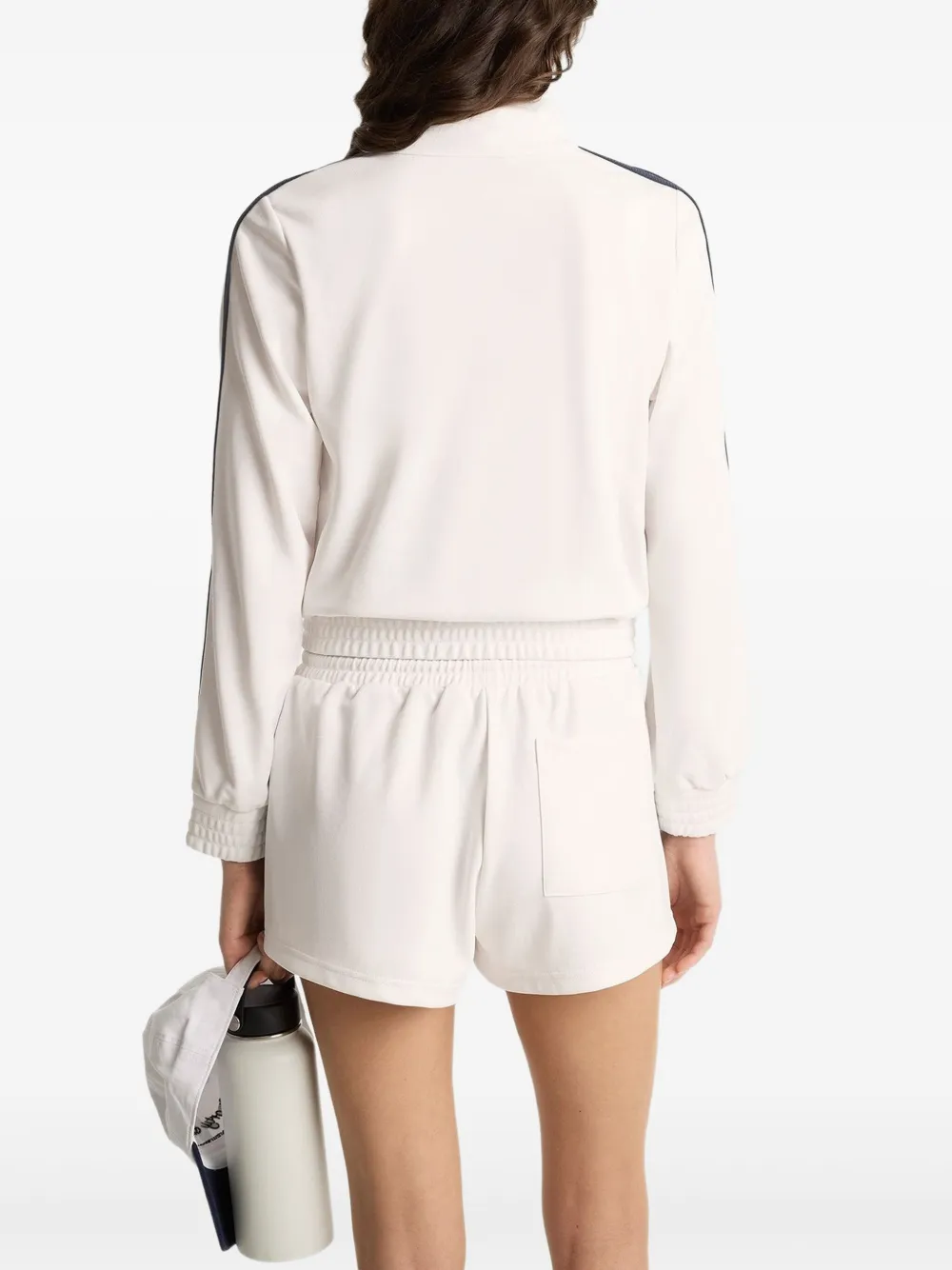 Sporty & Rich Sweater met rits Wit