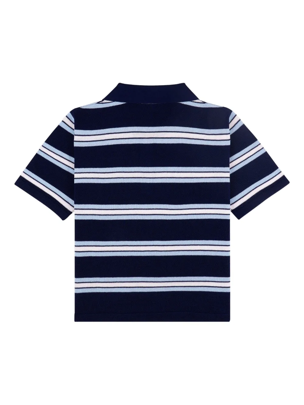 Sporty & Rich Gestreept poloshirt Blauw