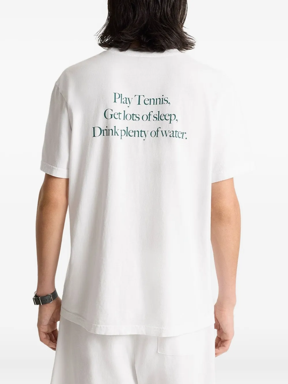 Sporty & Rich Katoenen T-shirt Wit