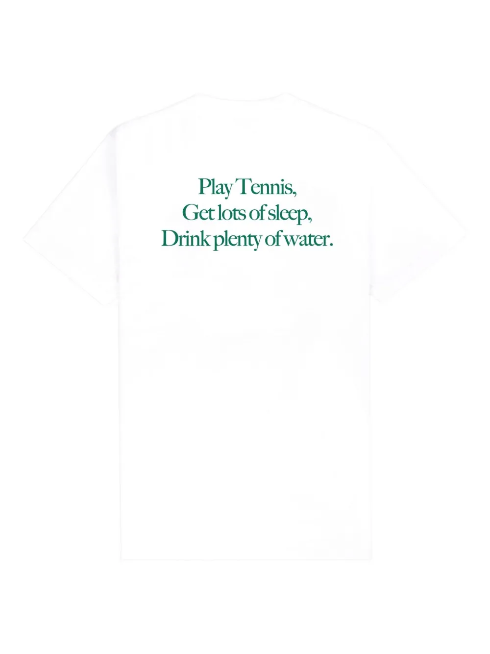 Sporty & Rich Katoenen T-shirt Wit