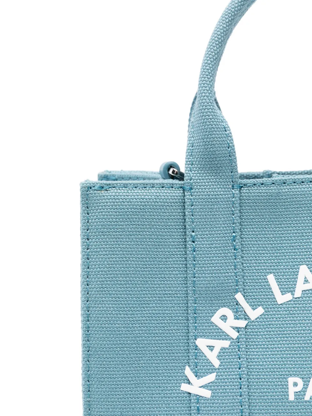 Karl Lagerfeld Shopper met logoprint Blauw