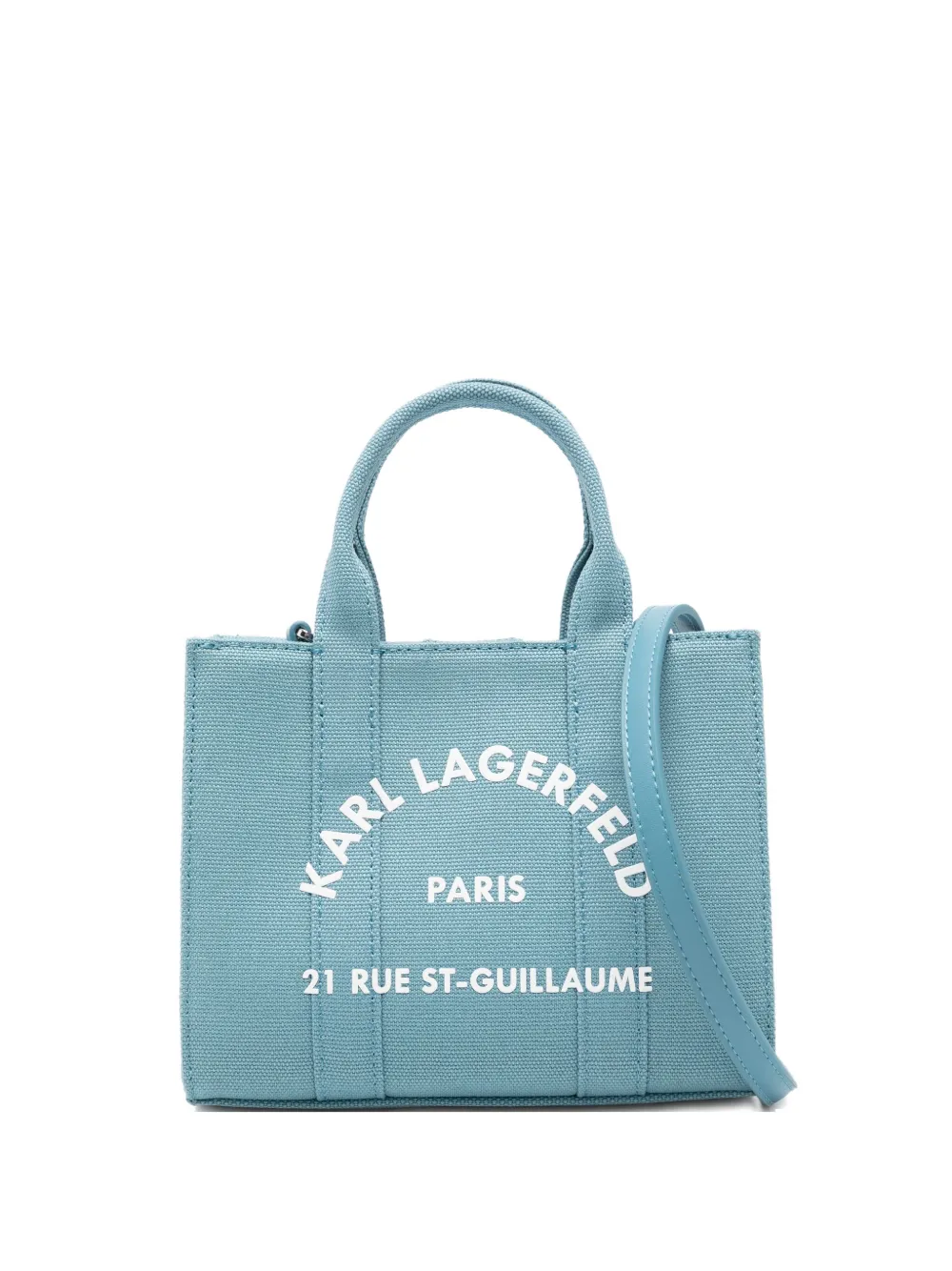 Karl Lagerfeld mini logo-print tote bag | Blue | Image 1