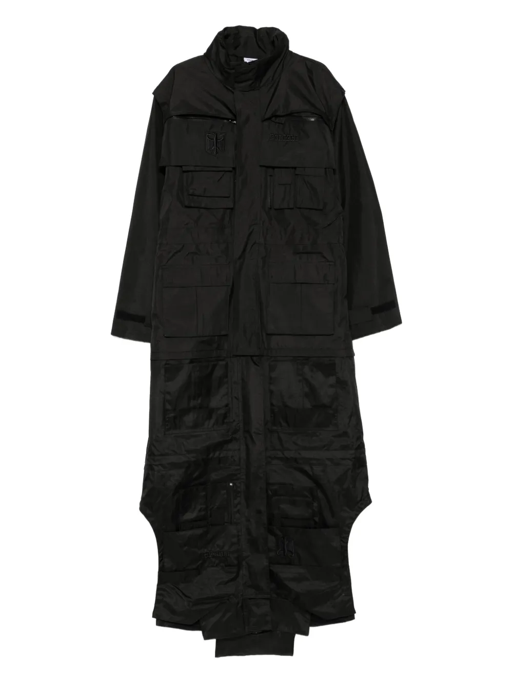 VETEMENTS multiple-pocket long coat | Black | Image 1