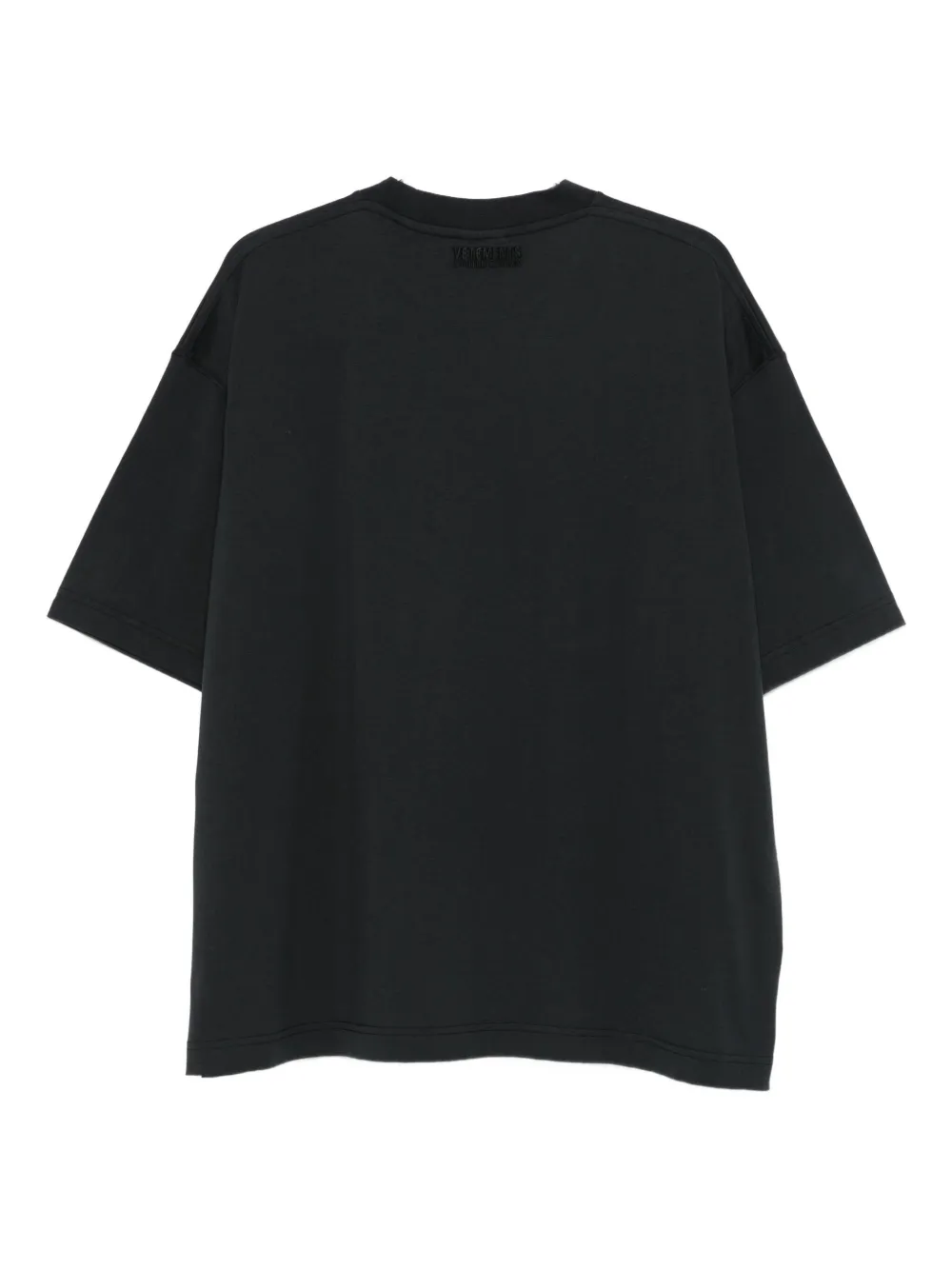 VETEMENTS logo-print T-shirt - Zwart