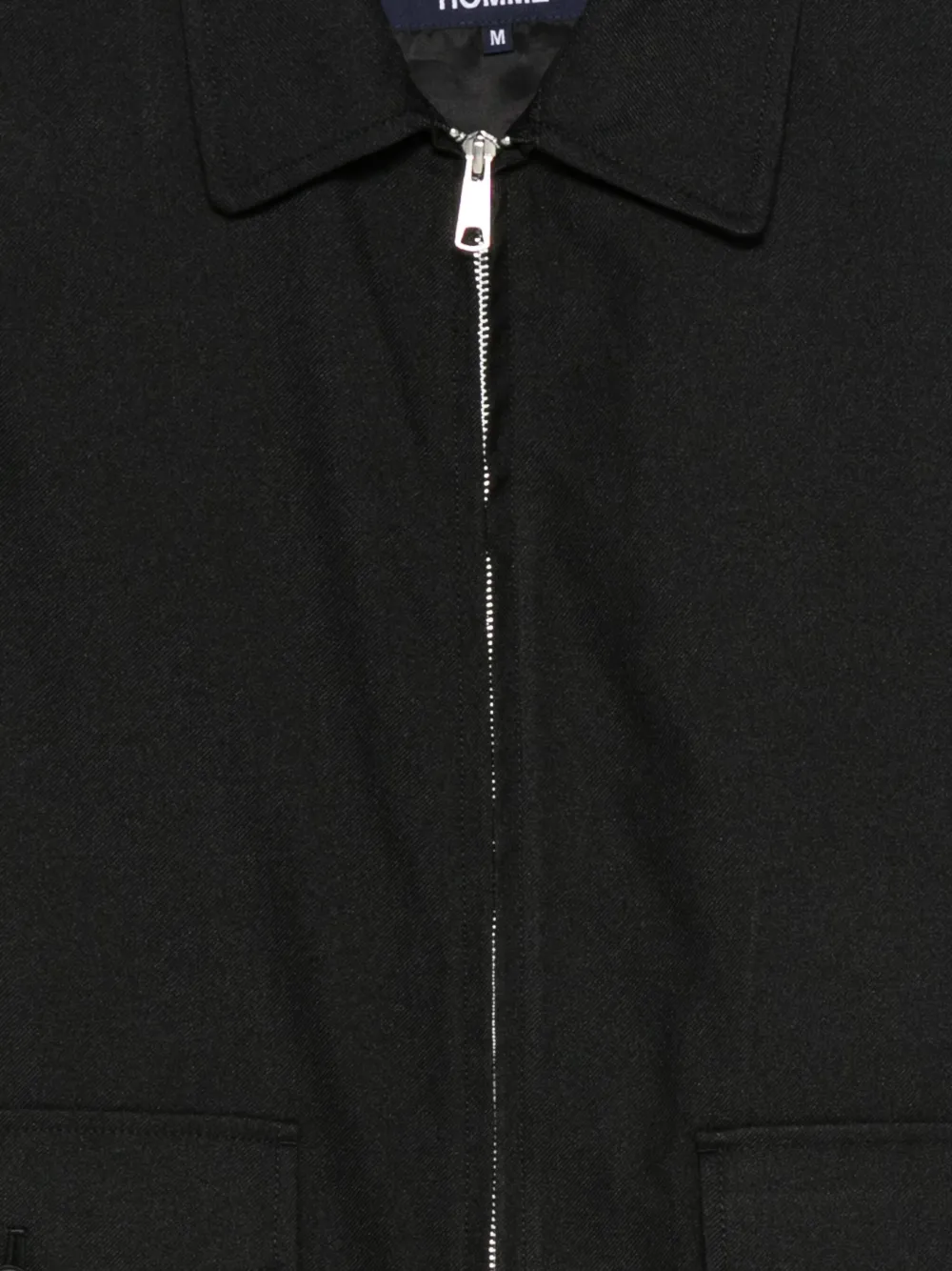 Comme Des Garçons Homme Deux Zip-front Flap-pocket Jacket In Blue