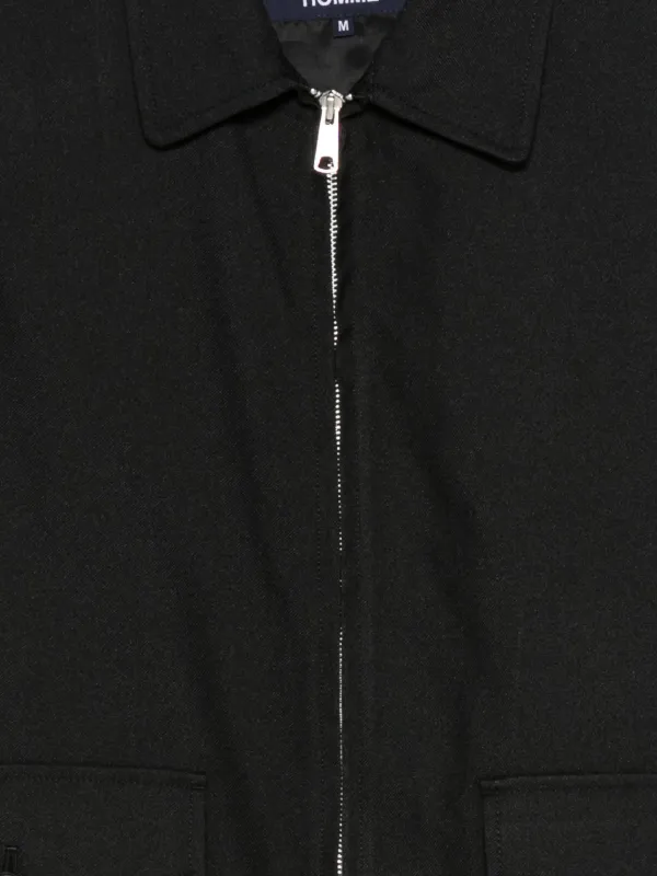 Comme Des Garçons Homme ジップ ボンバージャケット | ブラック