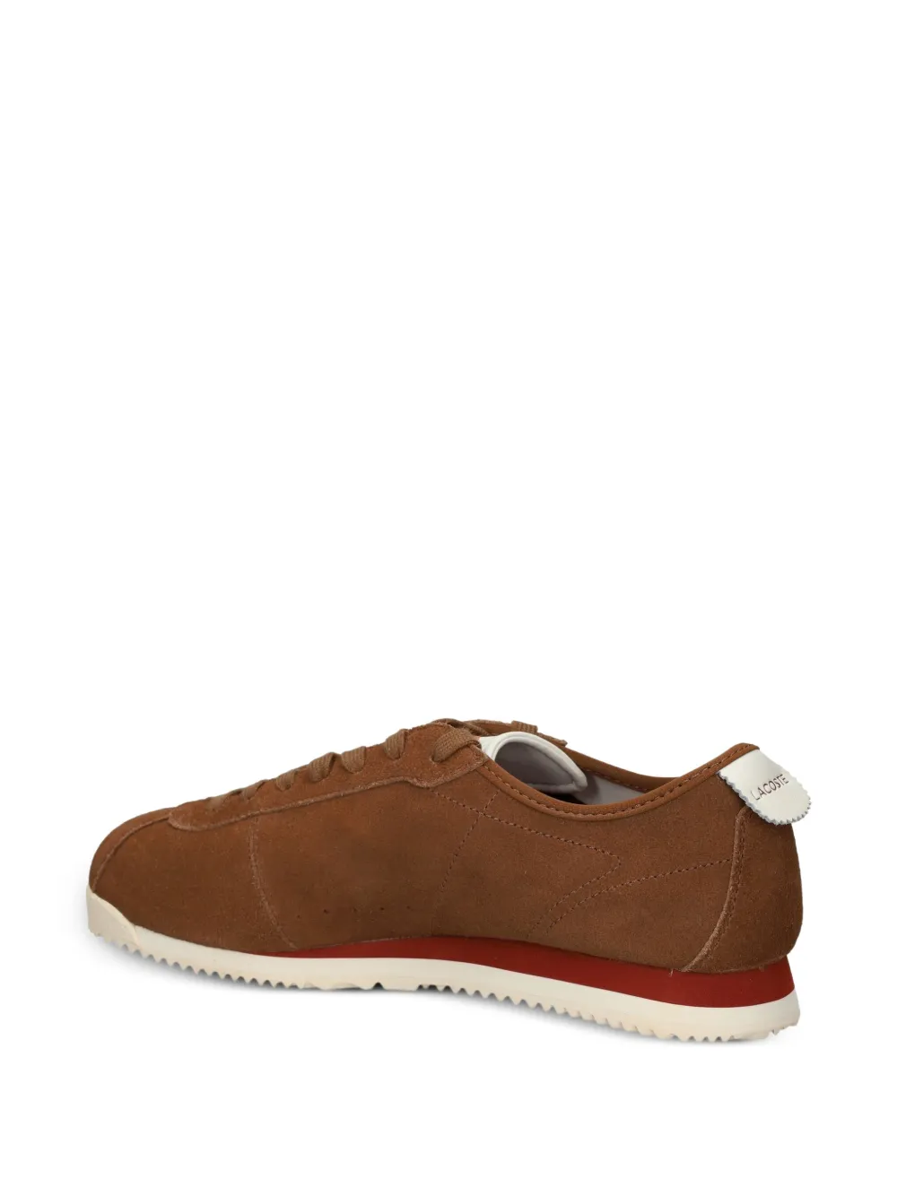 Lacoste Club-Low leather sneakers Brown
