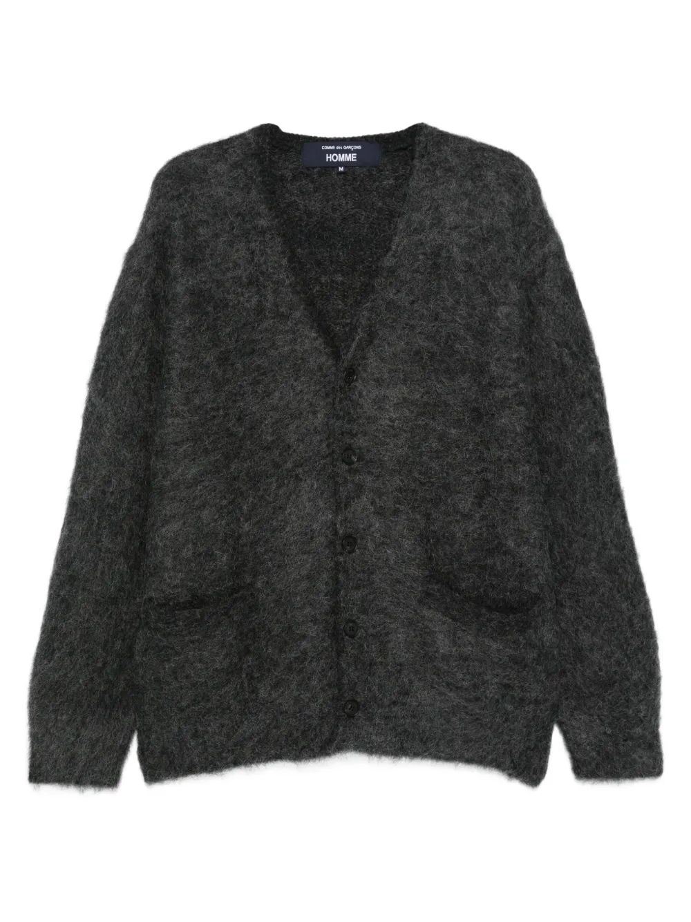 Comme des Garçons Homme v-neck cardigan | Grey | Image 1